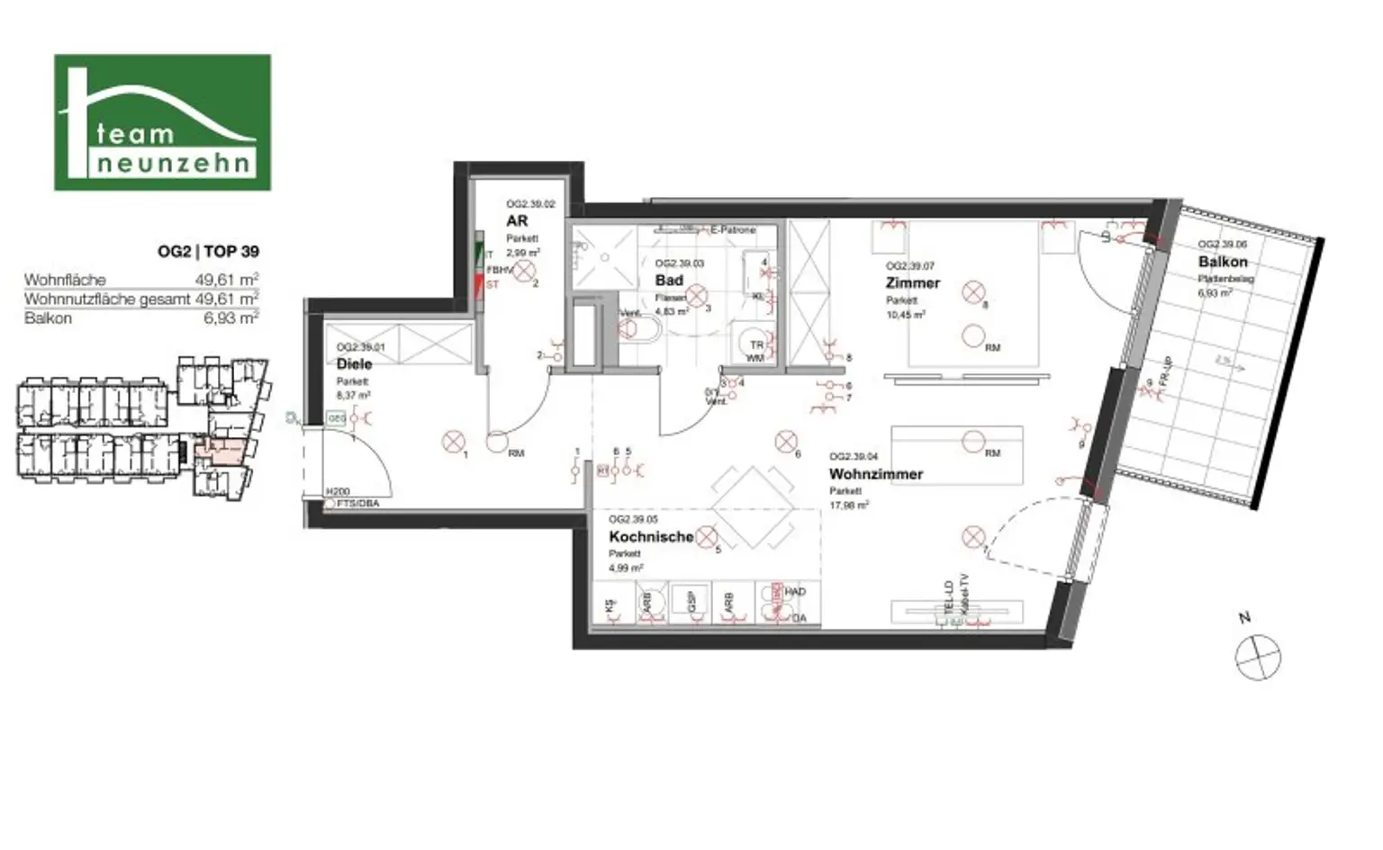 Wohnen im Neubau-Viertel nahe Kagraner Platz und Gewerbepark Stadlau - Hochwertige Wohnung ab Dezember 2025! - JETZT ZUSCHLAGEN
