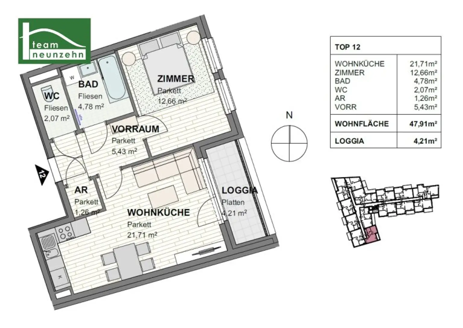 Hofseitige Ausrichtung und tolle Ausstattung in idealer Lage! Karmeliterhof - Neubauwohntraum beim Rathausplatz