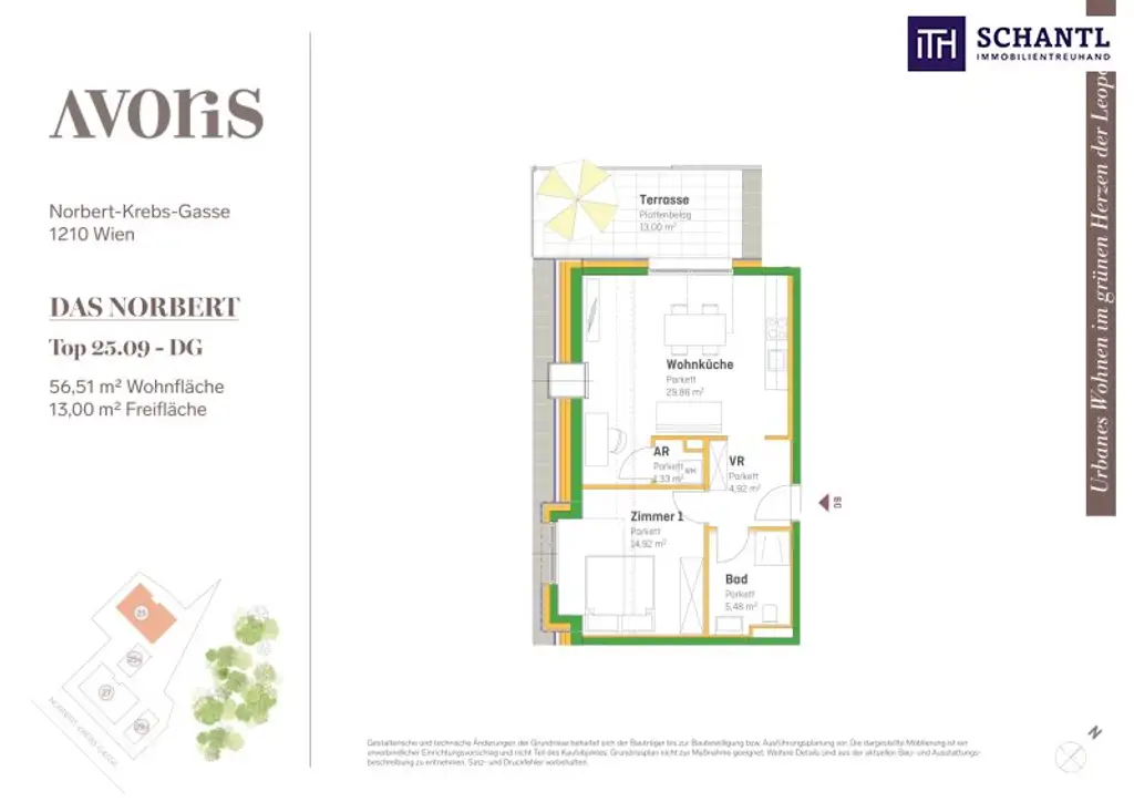 Ihr tägliches Date mit der Abendsonne! Ein cleverer und kompakter Wohntraum! Early Bird nutzen! 2 Zimmer + Große Terrasse + Hochwertige Ausstattung + Ideale Infrastruktur + Garage + Ein neues Lebebsgefühl!