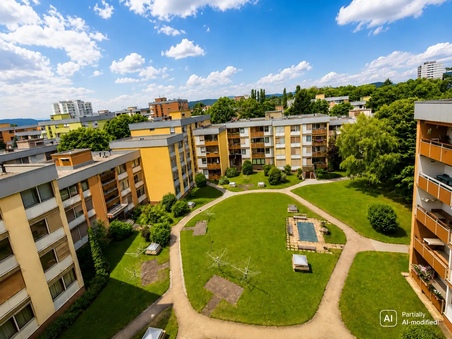 Blick von der Wohnung
