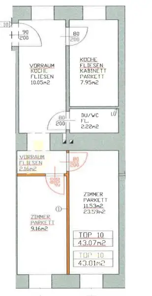 Charmante 2-Zimmer-Altbauwohnung zwischen Augarten & Praterstraße