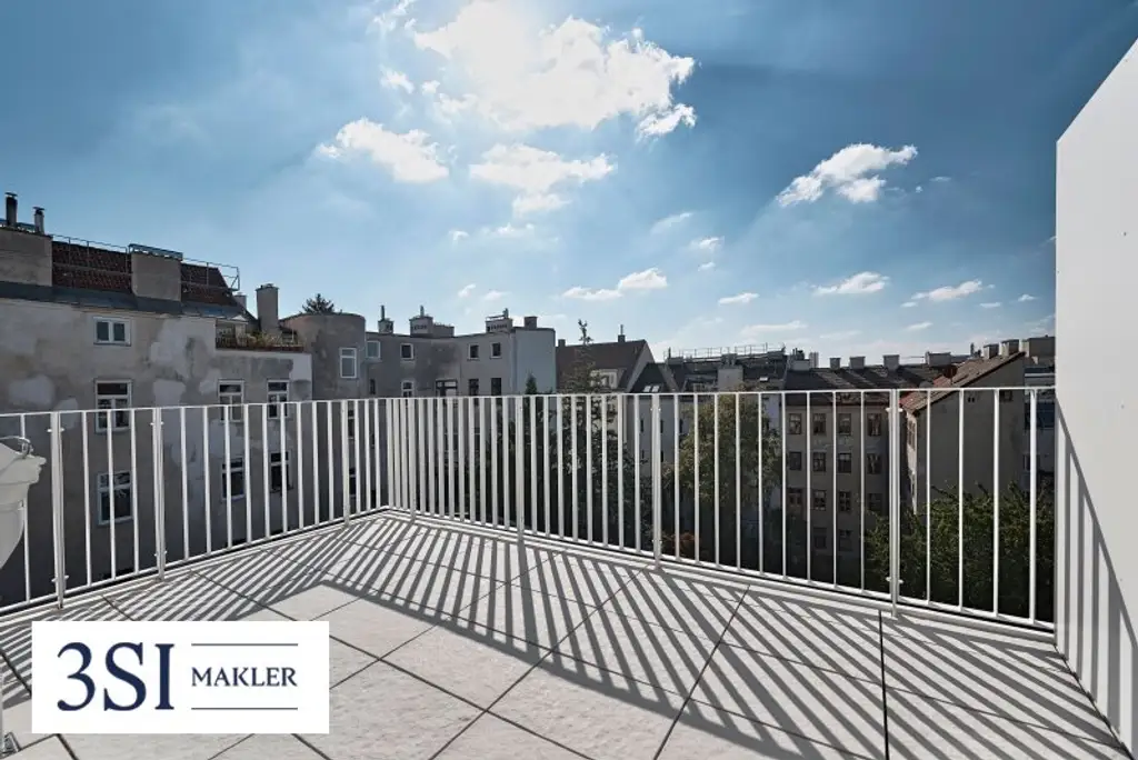 The Temptation: Exklusive Dachgeschoß-Maisonette mit attraktiven Terrassenflächen in Währing