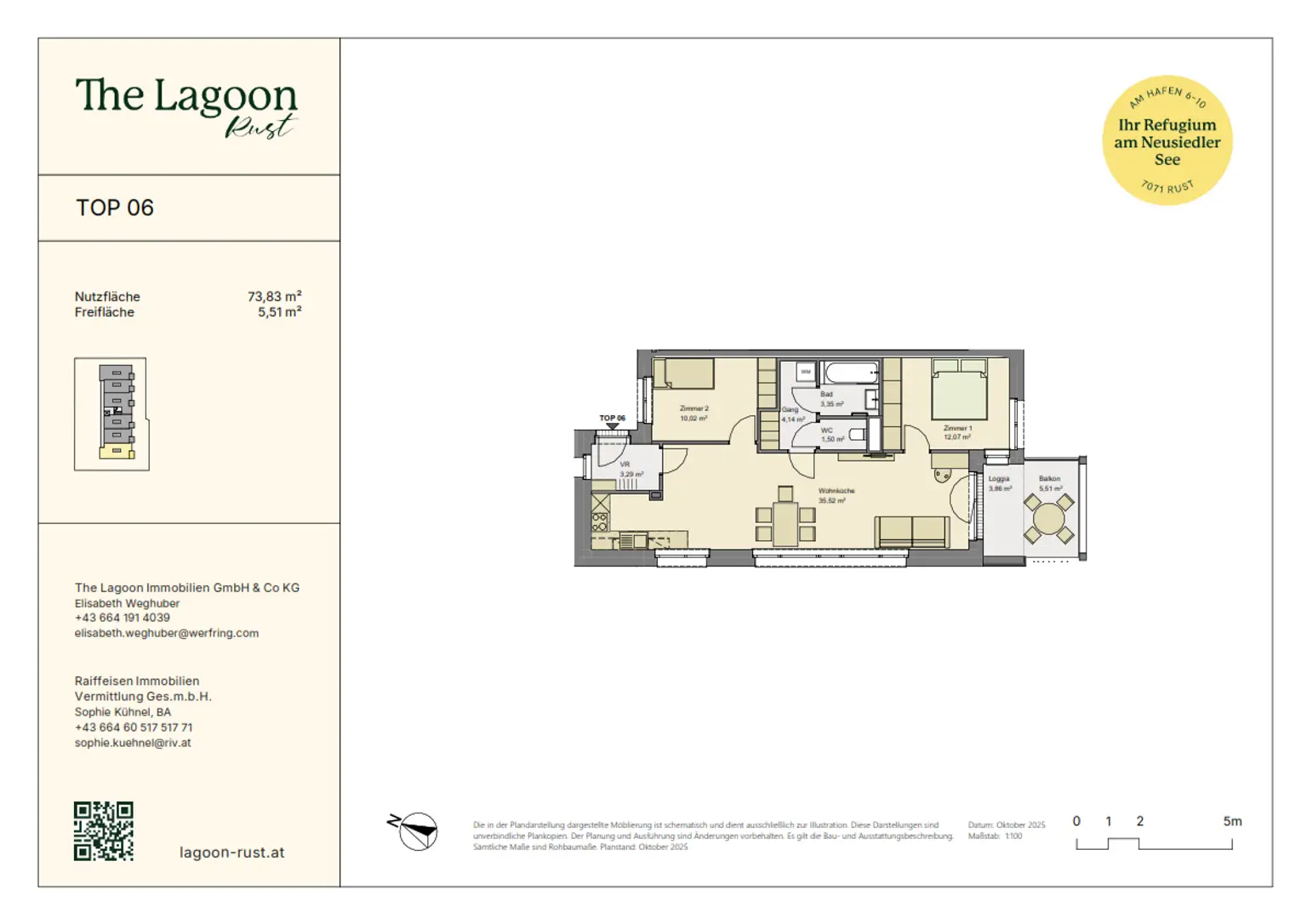 "The Lagoon" - Modern - Nachhaltig - Elegant PROVISIONSFREI