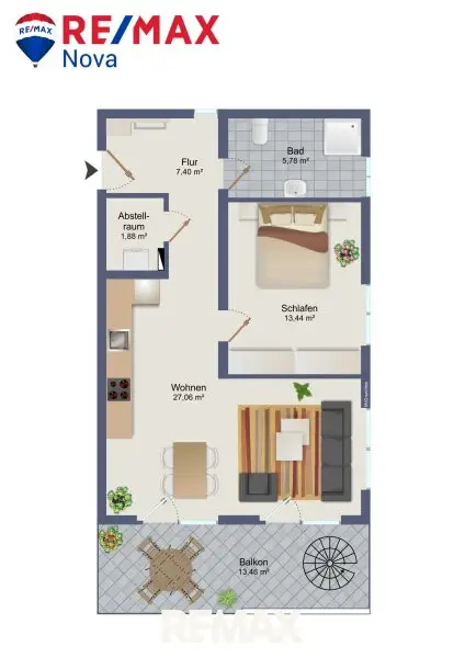 Grundriss schematisch