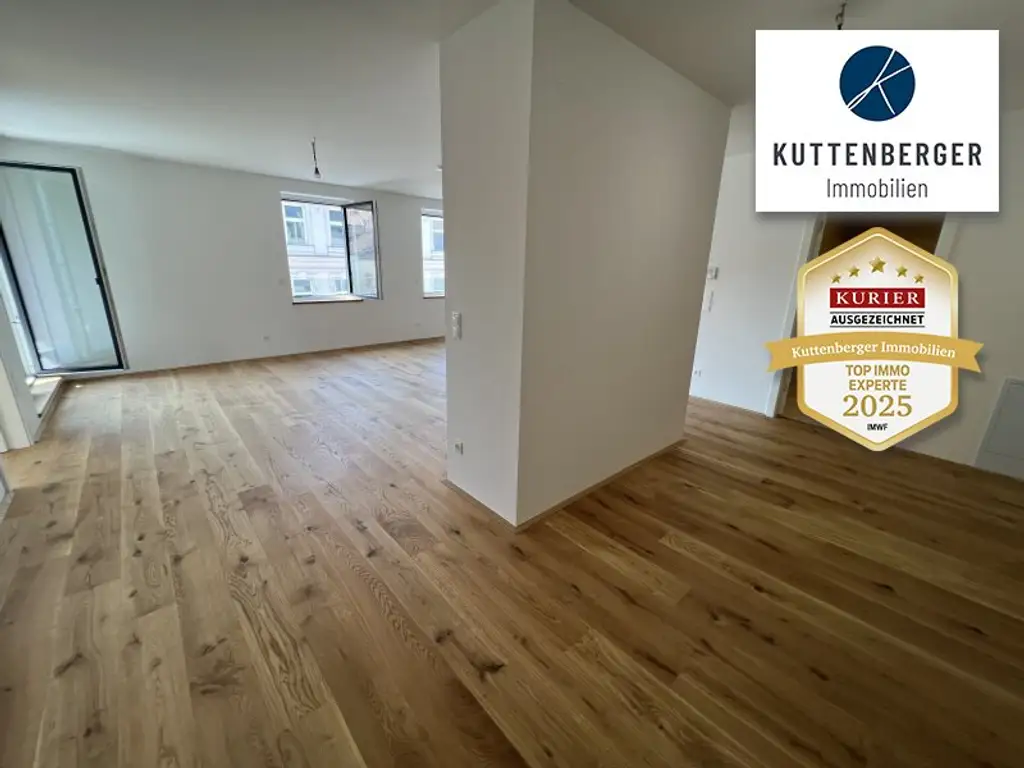 *Superprojekt: ''Über den Baumwipfeln" TOP 45 MIT ZWEI TRAUMHAFTEN WEST-LOGGIEN