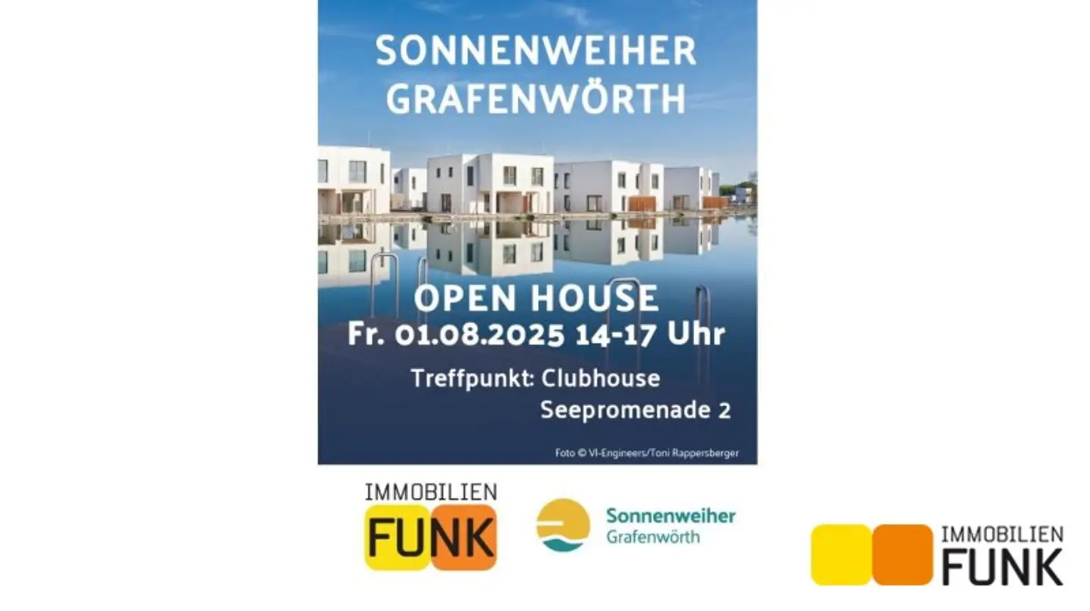 Mein Haus am See. Sonnenweiher Grafenwörth. Open House am Fr.,1.8., 14 bis 17 Uhr.