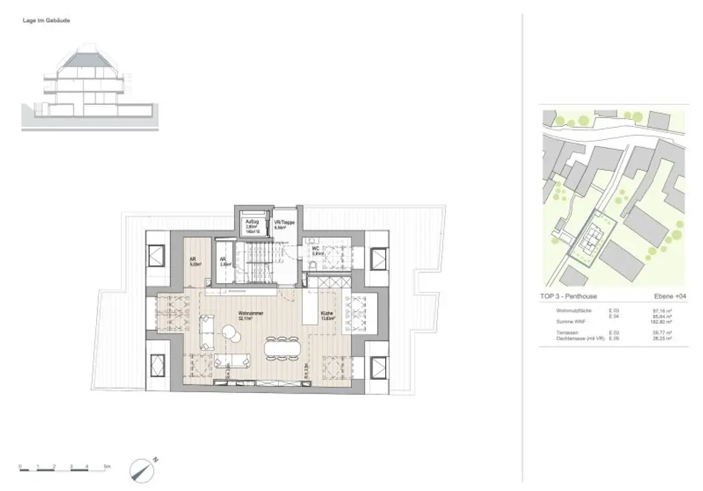 THE PEARLE SIEVERING! LUXURY HIGH END LIVING WITH VIENNA VIEW & BIG GARAGE!