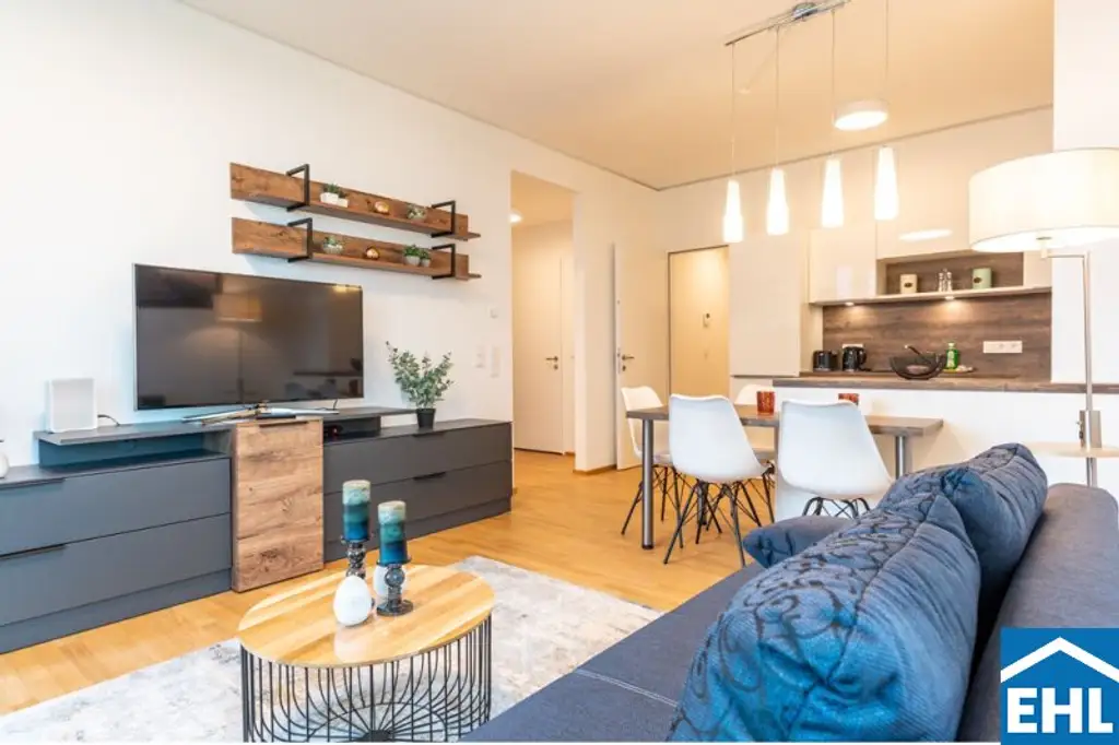 Vollmöblierte 2 Zimmerwohnung mit herrlichem Ausblick über Wien!