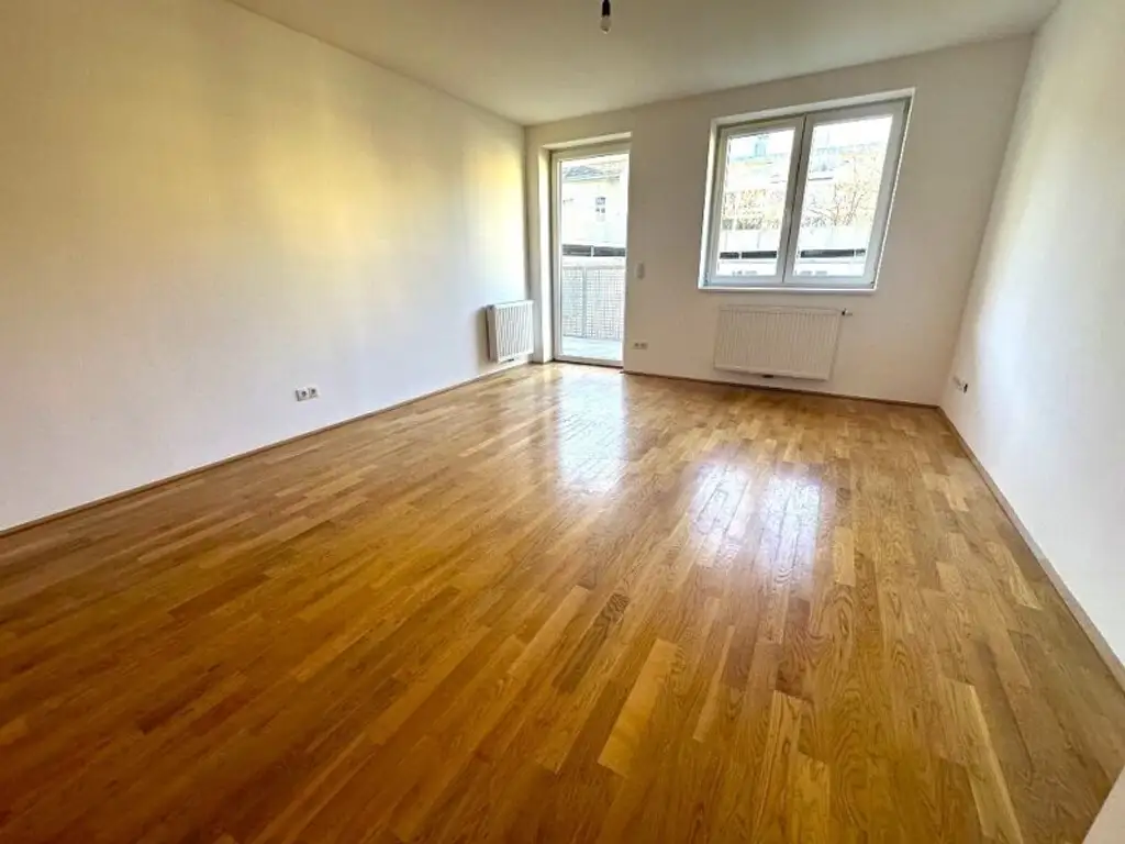 U3-NÄHE, LORYSTRASSE, sonnige 74 m2 Neubau mit 8 m2 Balkon, 2 Zimmer, Wohnküche, Wannenbad, Garage möglich, 3. Liftstock