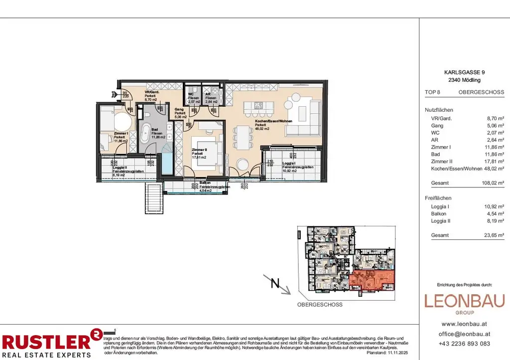 "Wohnhaus Karl 9" - Extravagante Eigentumswohnungen in Mödling