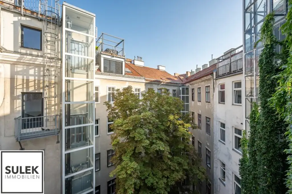 helle moderne 3 Zimmerwohnung mit traumhaften Blick über den Donaukanal