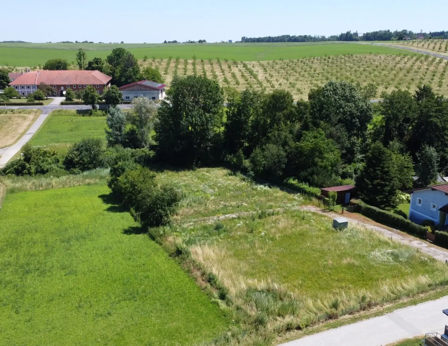 Grundstück für Ihr neues Traumhaus in Linz Land! - Bauland und Grünland auf 2.732 m² zu verkaufen