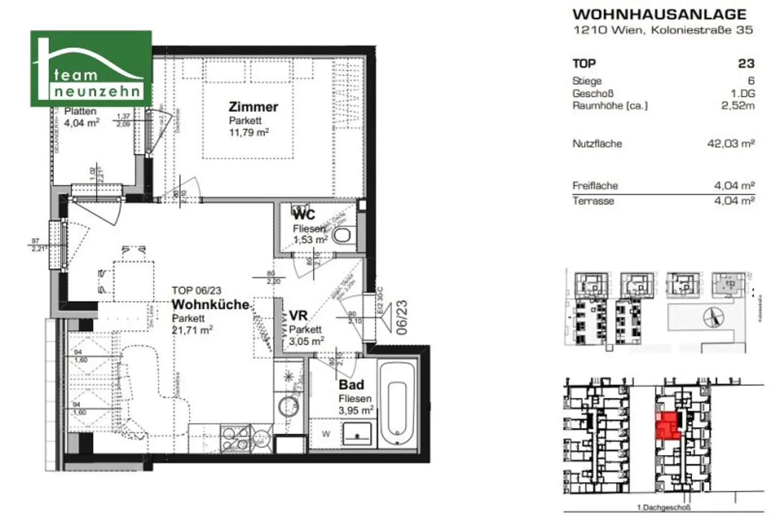 Kolo 35 - Neubau-Wohnung mit Terrasse nahe S-Bahn Jedlersdorf, Denglerpark und SCN - Ab Dezember!