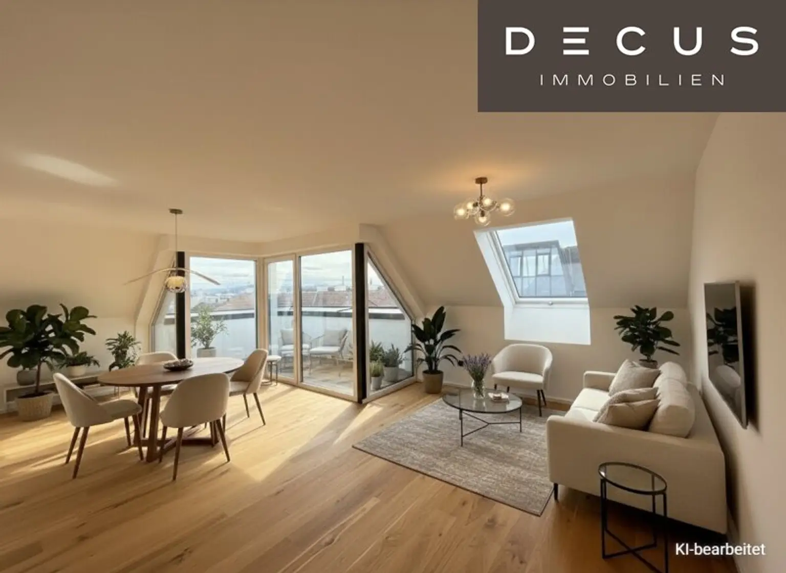 Wohnzimmer - KI bearbeitet