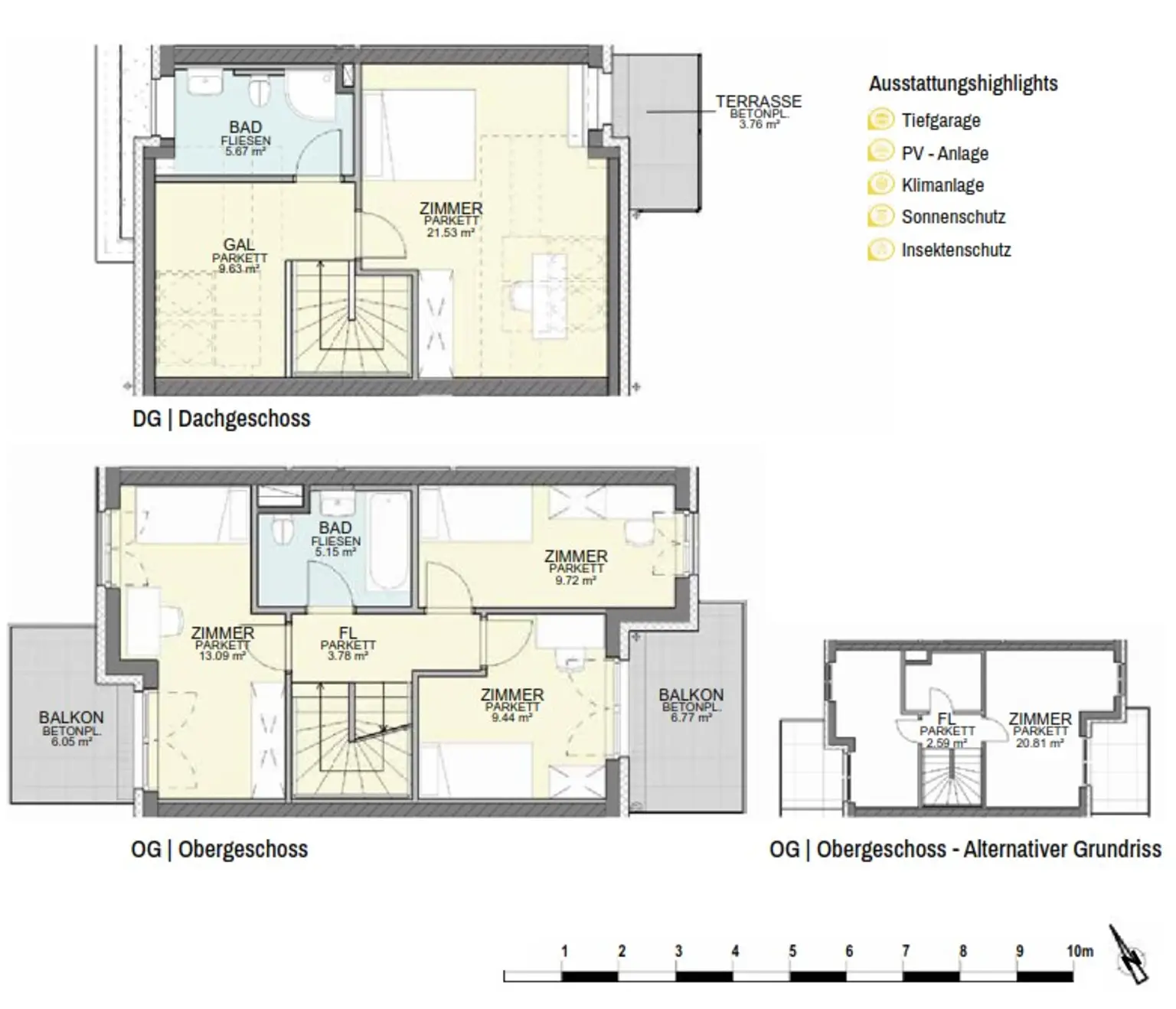 PROVISIONSFREI ~ Reihenhäuser nahe Mühlwasser und Donauinsel ~ 111m² - 120m² ~ ab € 749.000,00
