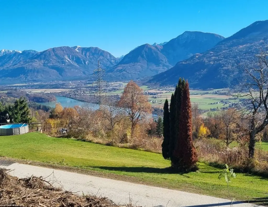 Baugrund - Blick ins Rosental-Kärnten - Hanglage