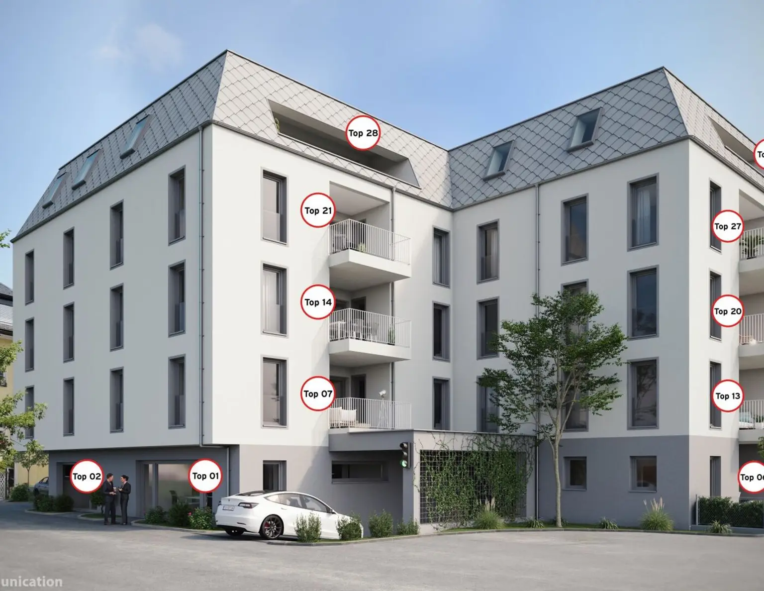 Terrassenwohnung Top 14 - Neubauprojekt "STADTHAUS D2" Kirchdorf - Baubeginn erfolgt