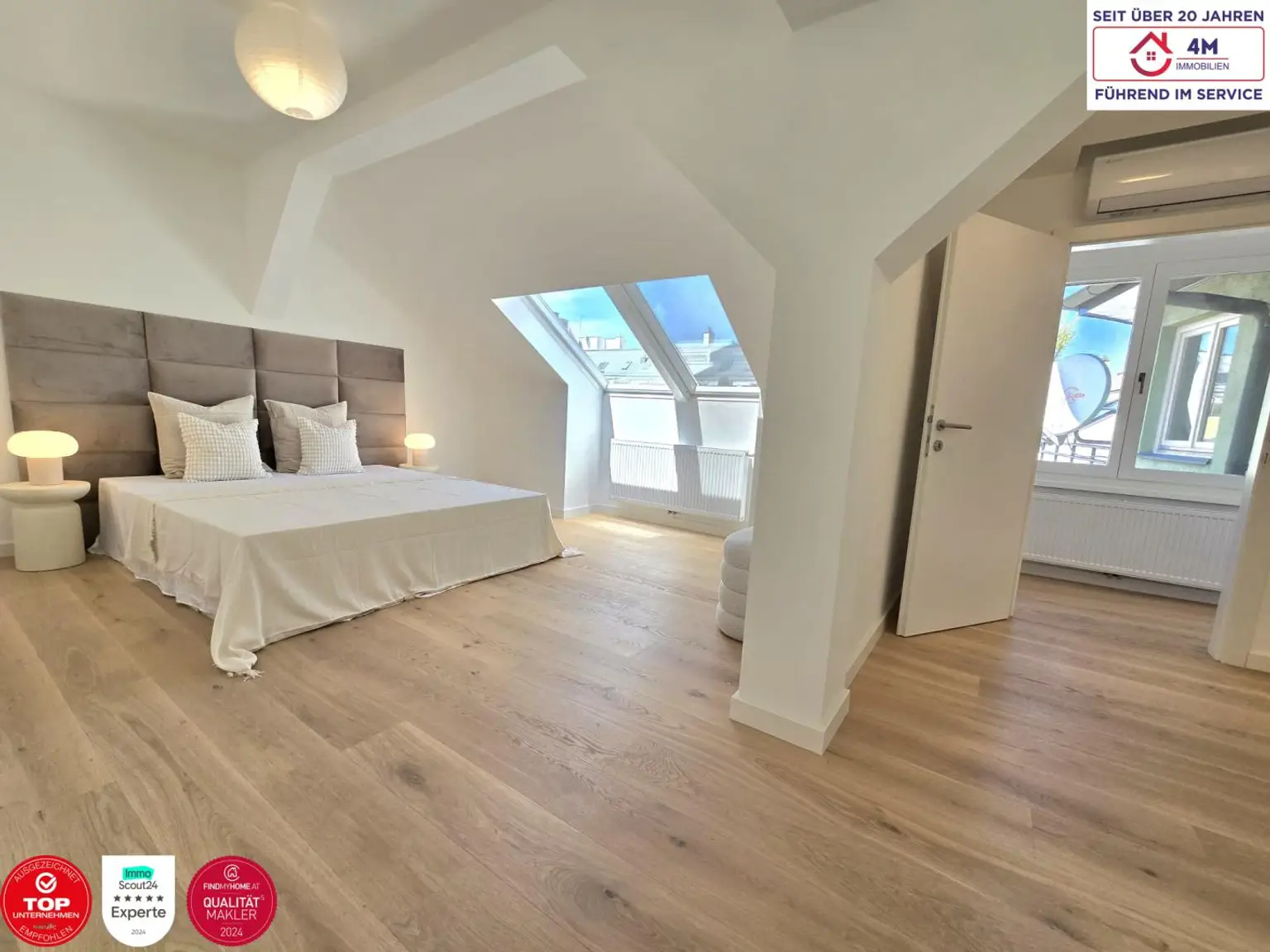 Exklusives Dachgeschoss im Stilaltbau – 132 m² Wohnluxus im 3. Bezirk
