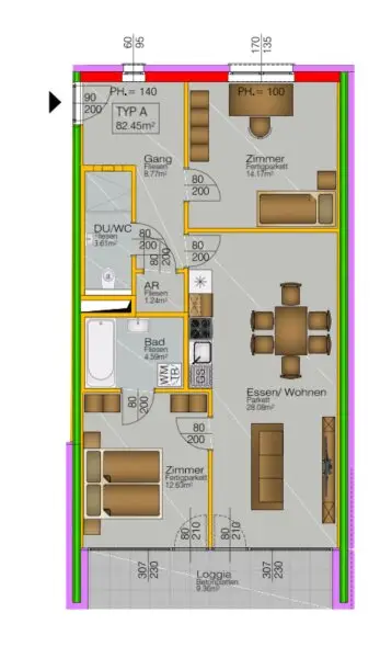 PROVISIONSFREI - Grandiose 3-Zimmerwohnung mit Terrasse und Purkersdorf zu vermieten