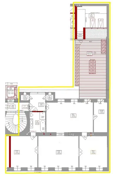 Altbau mit Terrasse und Wellness bei Schlosspark (U4)