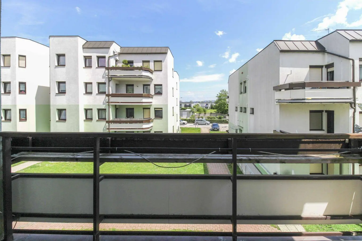 Ausblick Balkon