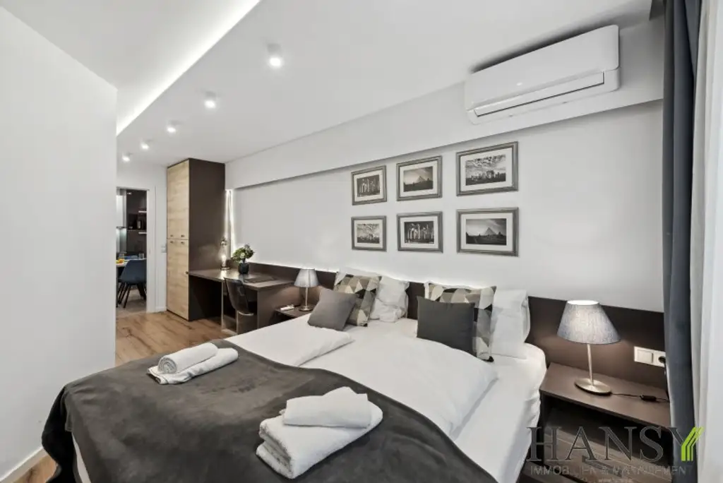 Vollmöblierte 3-Zimmer-Wohnung mit Loggia & zwei getrennt begehbaren Schlafzimmern! (WG-tauglich) 5 Gehminuten zur Mariahilfer-Straße