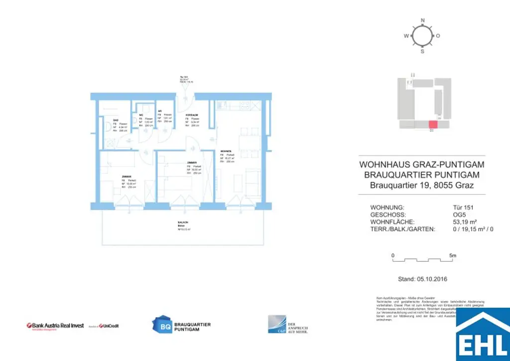 Urbanes Wohnen mit Grünblick – Moderne Wohnungen im Brauquartier Graz-Puntigam