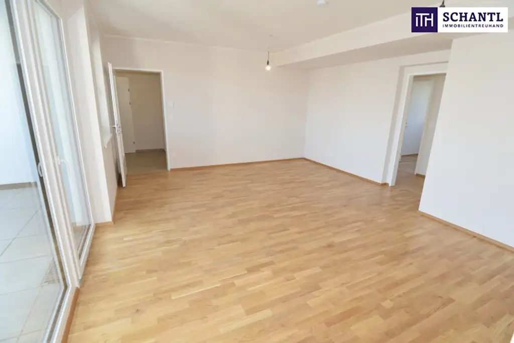 "DER MARKHOF" - Perfekt geplante Familienwohnung mit vier Zimmer und herrlicher Süd-Loggia!