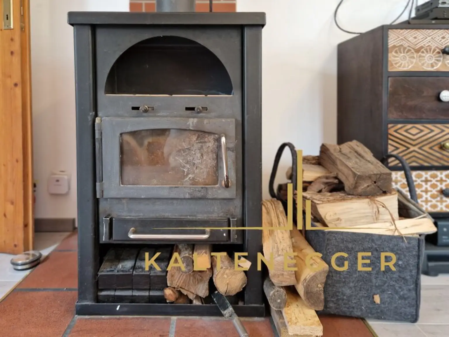 gemütlicher Kamin zum Entspannen