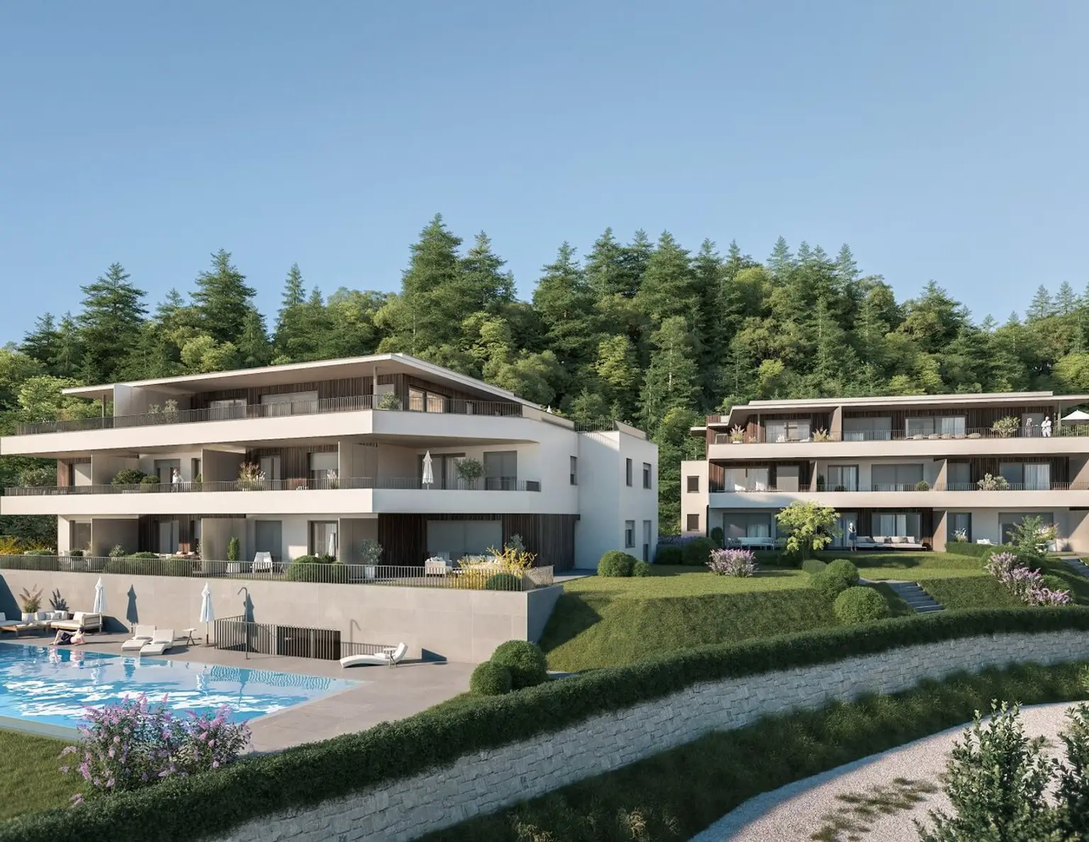 Seeblick und Infinity Pool - Leben, wo andere Urlaub machen - The Lakes in Pörtschach am Wörthersee