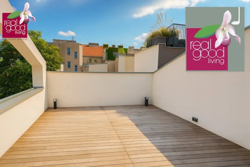 4-Zimmer-Dachgeschoßwohnung mit Galerie & Terrasse in unmittelbarer Nähe zum Karmelitermarkt
