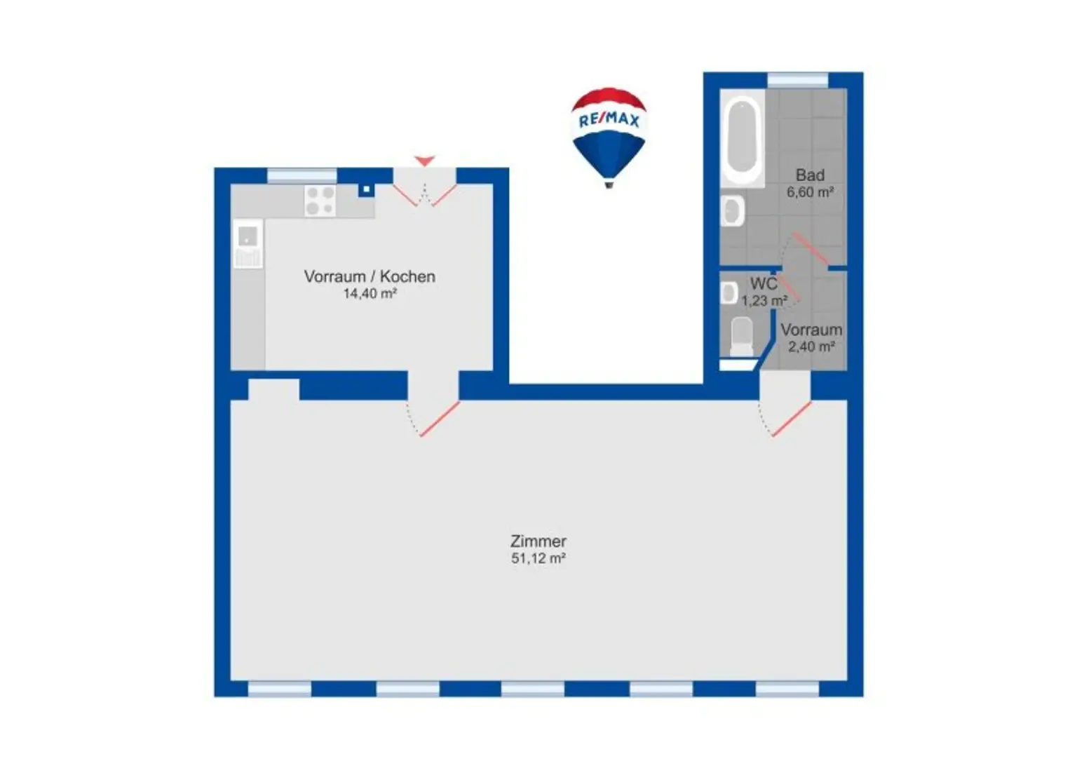 Loftartiges Wohnatelier in Wien, fünfter Bezirk!