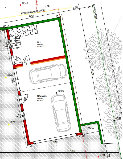 Grundriss_Wohnung Büro EG