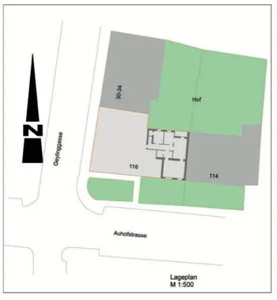 Ruhige Wohnung mit Grünblick