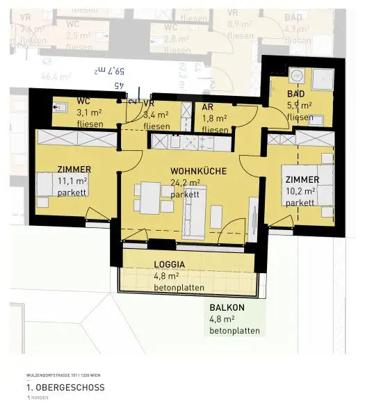 PROVISIONSFREI - Aspern Flats 101 - Ihr Traum vom Eigenheim im Grünen