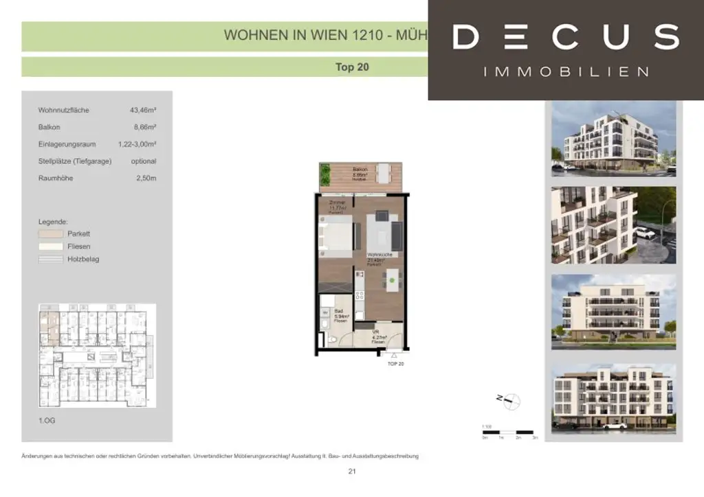 | ZWEI ZIMMER | EINBAUKÜCHE | ERSTBEZUG | OSTEN | BALKON | MARCHFELDKANAL | TIEFGARAGE | GRENZE NIEDERÖSTERREICH
