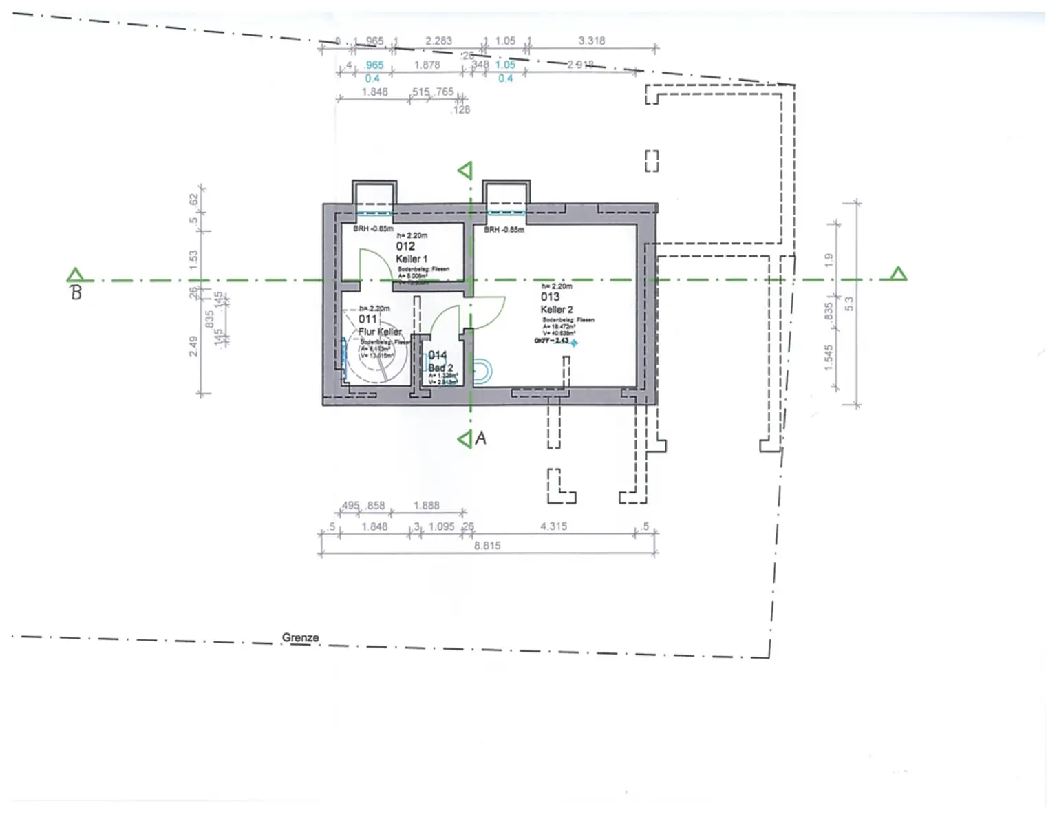 Grundriss UG