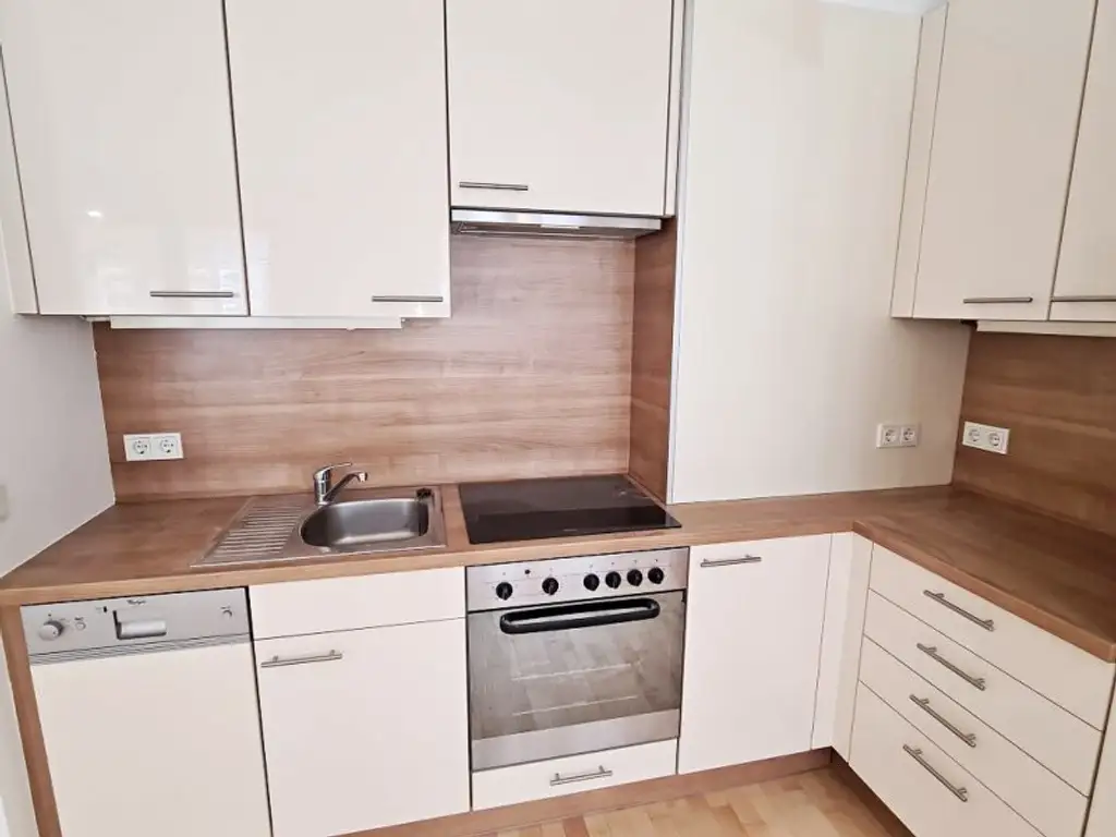 HÖRLGASSE BEIM SCHLICKPLATZ, gepflegte 45 m2 Neubau, 2 Zimmer, Komplettküche, Duschbad, Parketten, 2. Liftstock