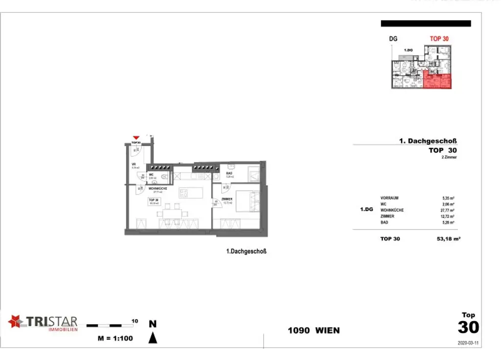 DG-Projekt im 9. Bezirk · 5 Wohnungen · Ost- & Westterrassen · 53–106 m² Urbanes Wohnen · Parks & Uni-Nähe · Sonne von morgens bis abends !