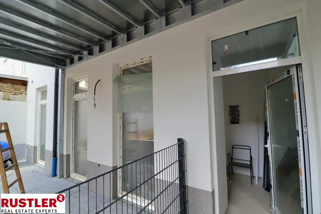 3 Zimmer-Erstbezug mit 45m² Eigengarten und Terrasse - Nähe Kutschkermarkt