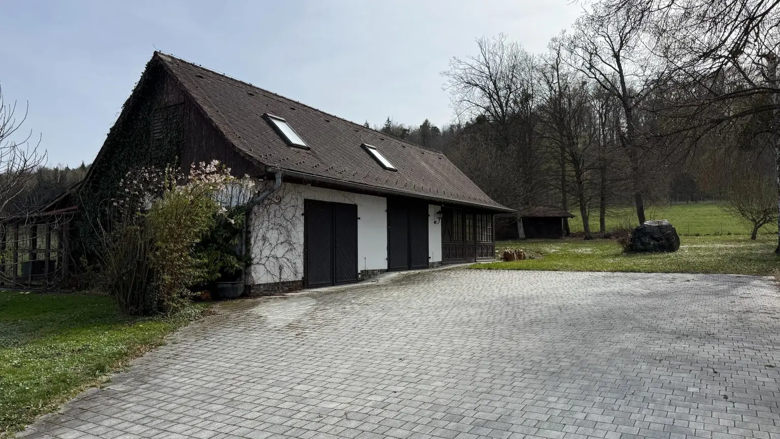Garage und Gästehaus