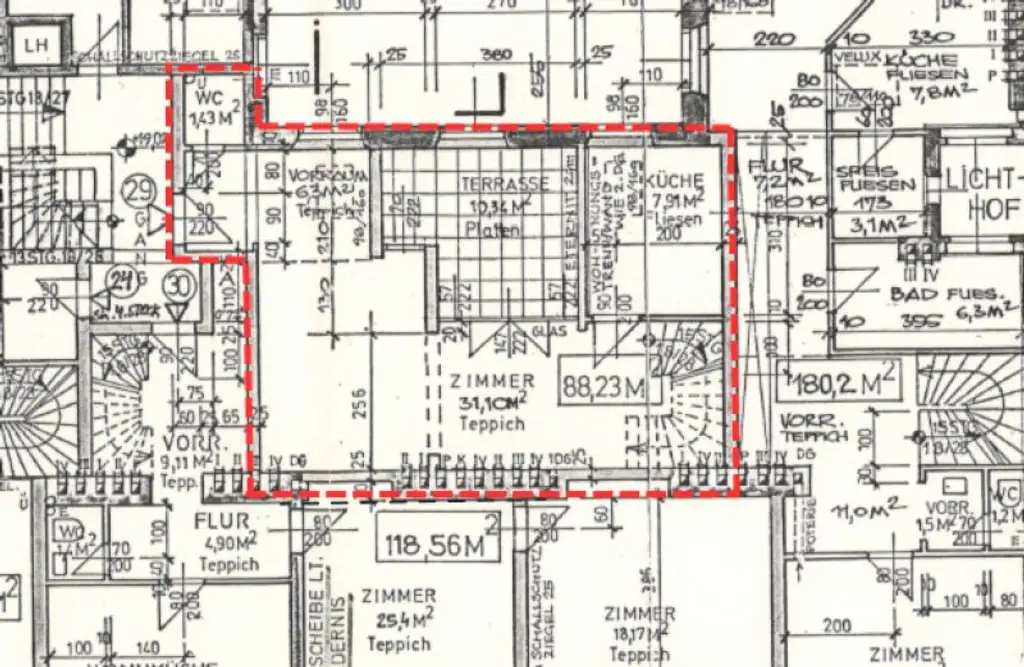*** Dachgeschoss – Maisonettewohnung mit Garage am Naschmarkt ***