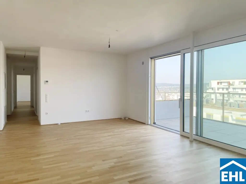 Weitläufig. Durchdacht. Zwei Balkone für Ihre Freiheit.