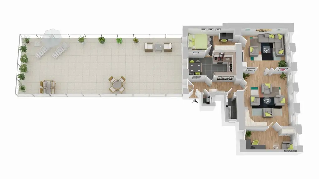 "Für Individualisten mit großer eigener Terrasse"