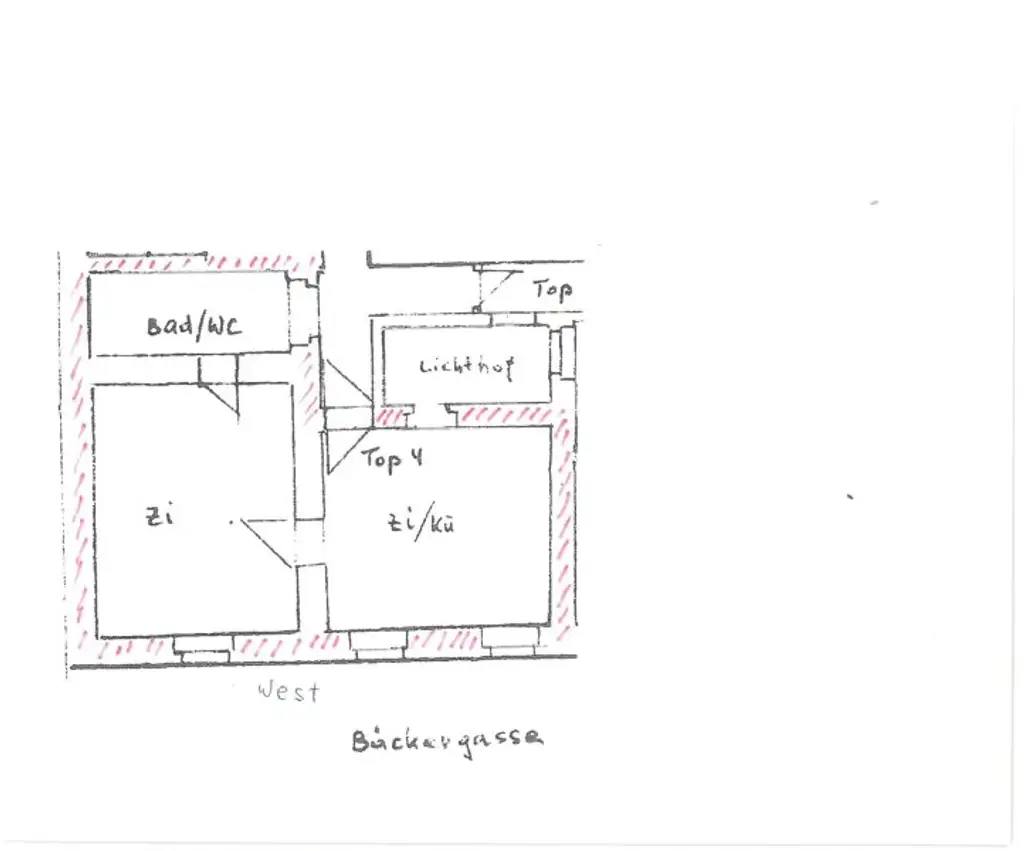 Schöne 1,5 Zimmer Wohnung in Klagenfurt - Bäckergasse