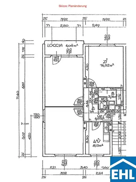 Charmante 3-Zimmer-Wohnung mit Loggia Nähe Pötzleinsdorfer Schlosspark