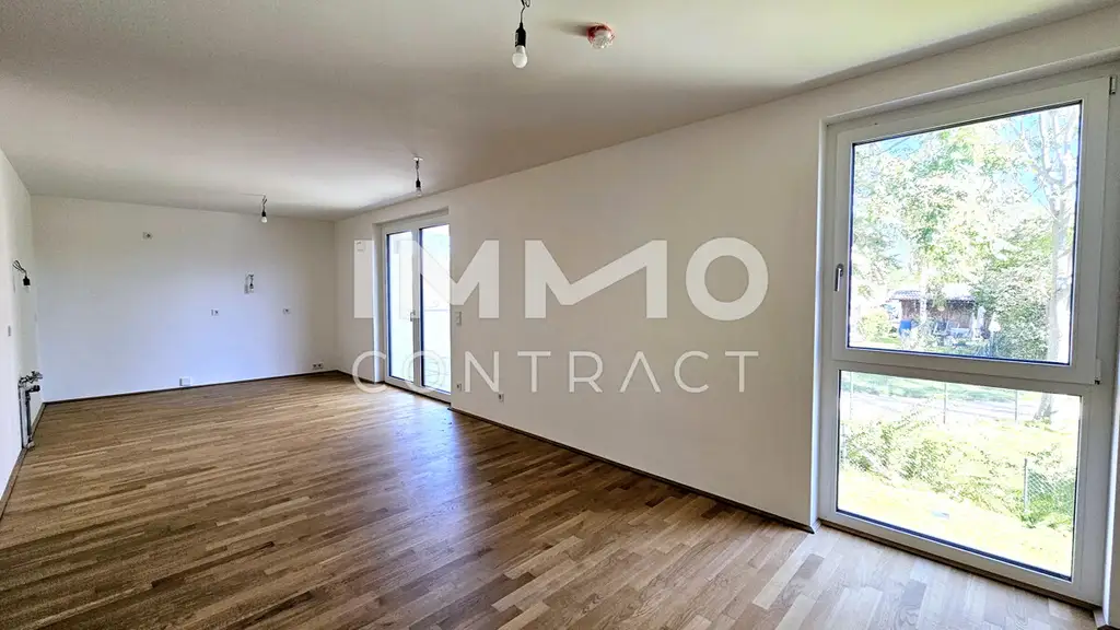Provisionsfrei! Moderne 3-Zimmer-Wohnung mit 12m2 Balkon in Ruhelage und Blick ins Grüne