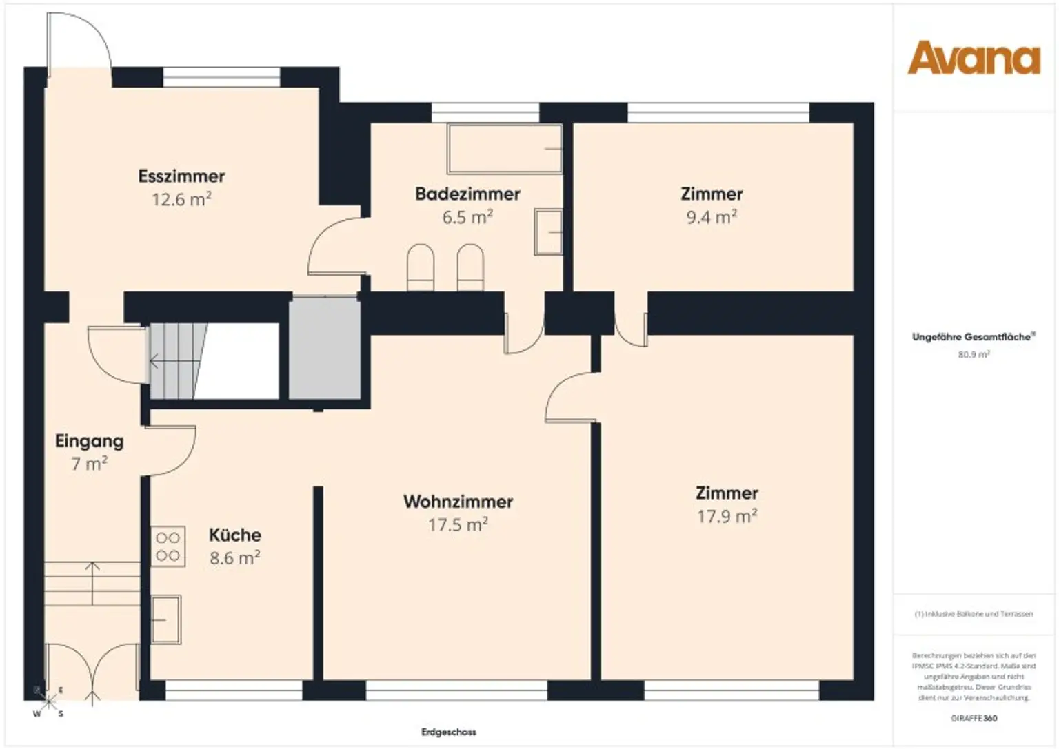 Grundriss Erdgeschoss