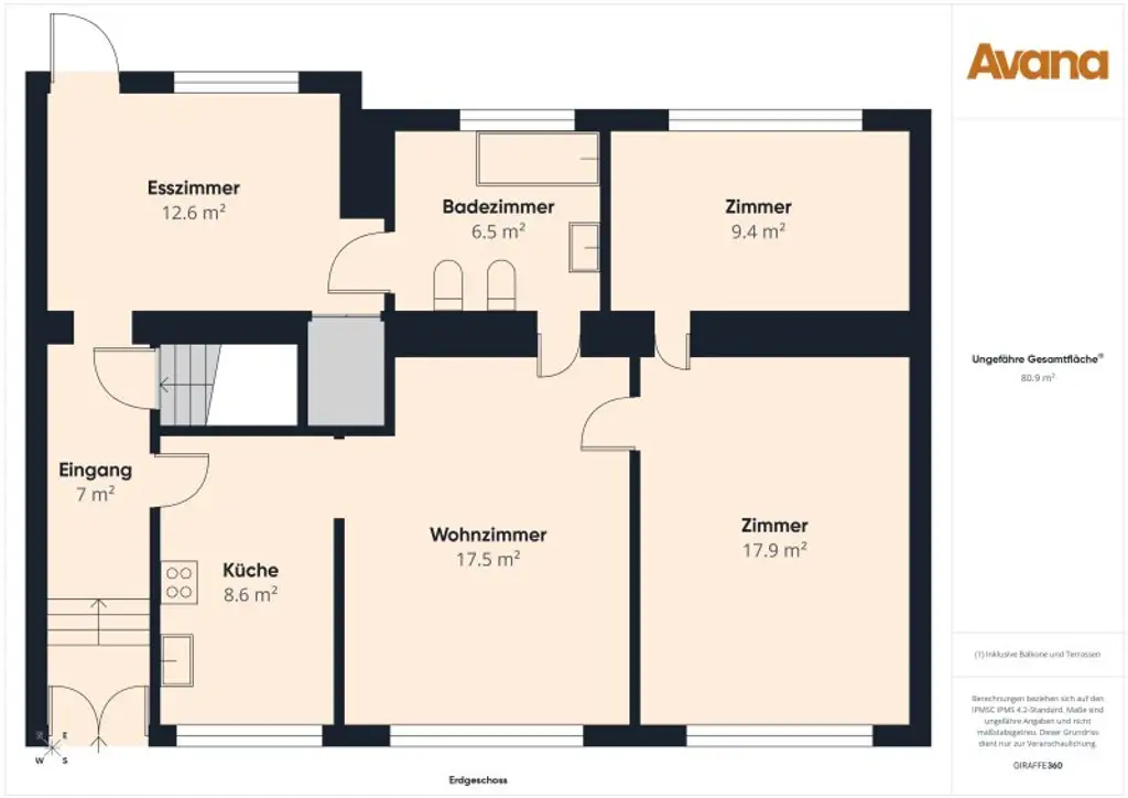 Grundriss Erdgeschoss