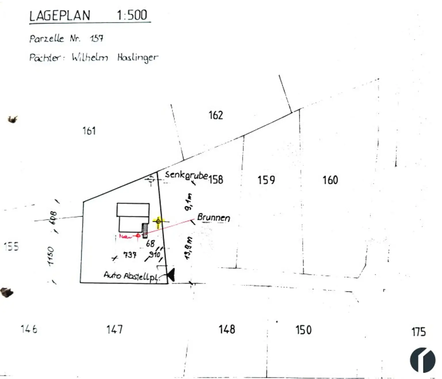 Lageplan Haus